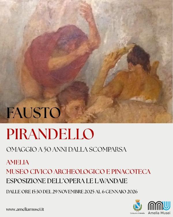  fausto pirandello mostra 2025 
